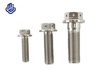 Titanium Lubang Flange Bolt