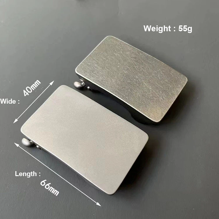 pure titanium belt buckle